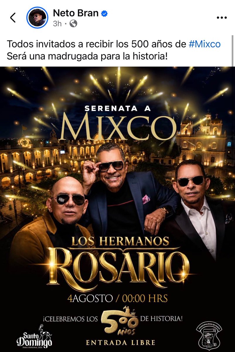 fiaheisenberg's tweet photo. Los Hermanos Rosario, ¿y en La Antigua? Tal vez el coro Municipal. https://t.co/7r3Q9vKuuR
