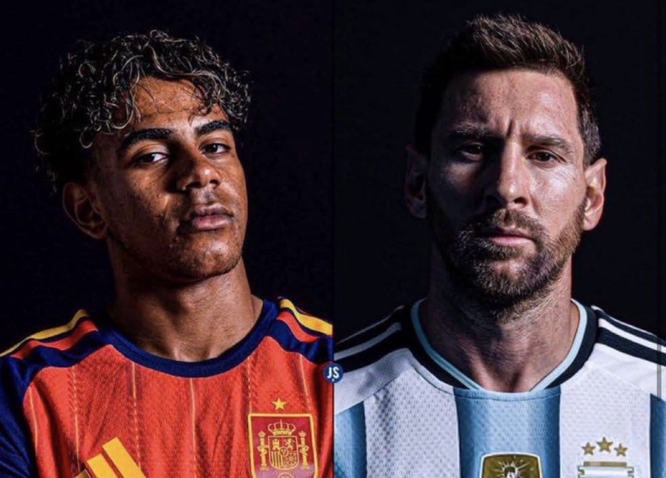 football_li5's tweet photo. 🇦🇷 ليونيل ميسي Vs لامين يامال 🇪🇸 

نهائي كأس العالم

هذا أكثر شيء مرتقب https://t.co/YE6wfzLbjS
