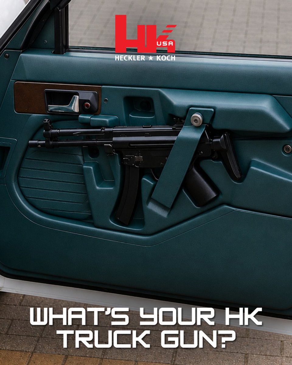 HecklerAndKoch's tweet photo. What's your truck gun? https://t.co/TVgTHteLES