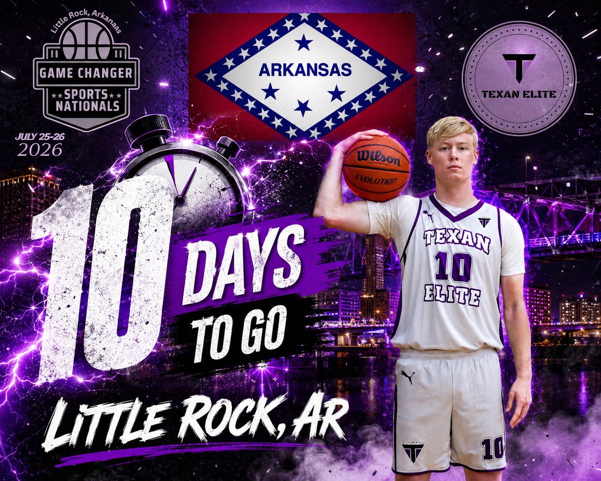 texan_elite's tweet photo. 10 Days……Little Rock, AR ➡️ Here we come!
GC Sport Nationals
July 25-26
GO TEXANS!! https://t.co/ZAHVeO2FKd