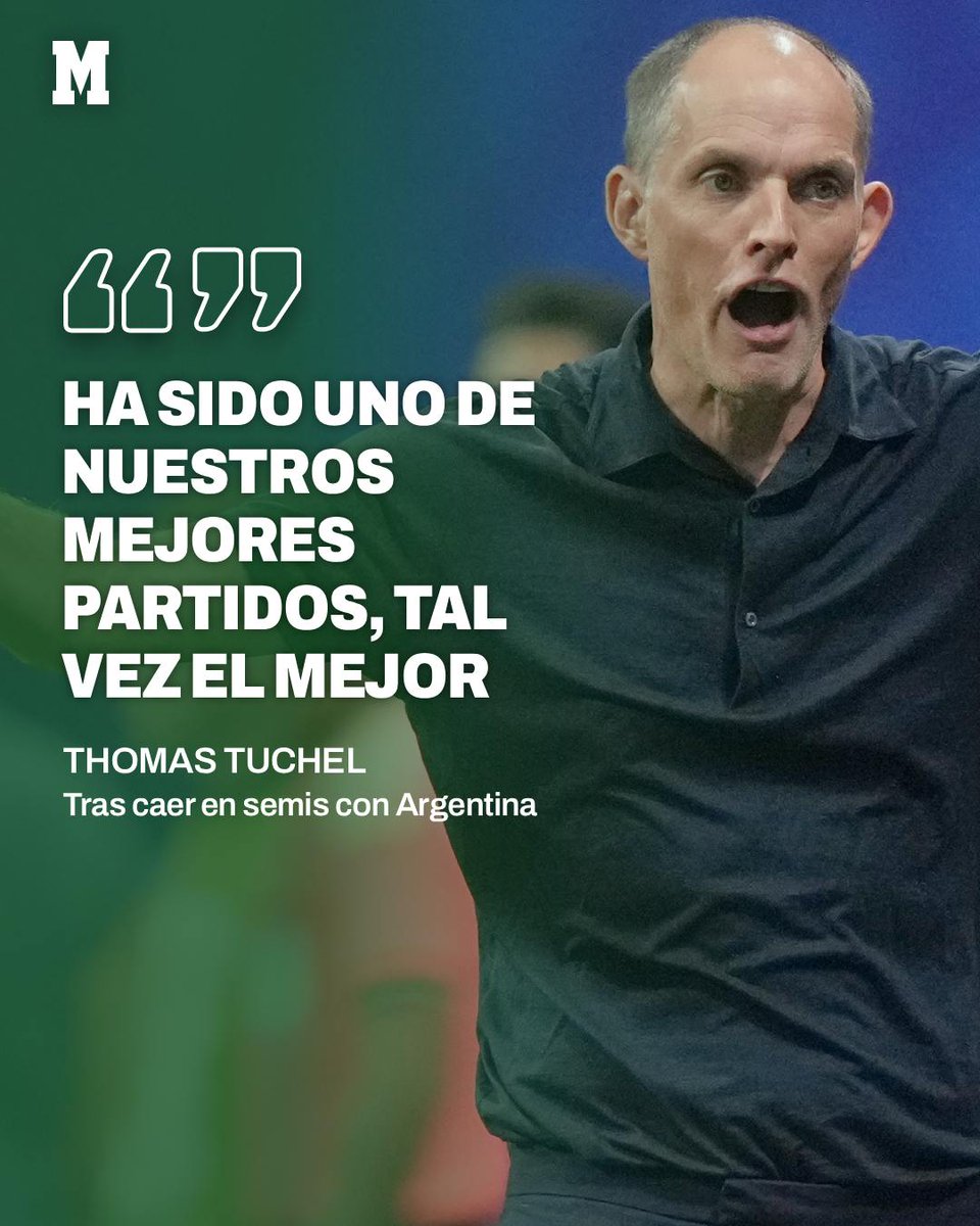 marca's tweet photo. Thomas Tuchel y sus sorprendentes declaraciones tras caer eliminado en las semifinales de la Copa del Mundo contra Argentina 🧐

#FIFAWorldCup #Mundial2026 https://t.co/5czyyB88rU