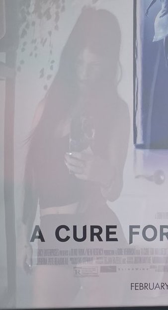 ScottAKAScotch's tweet photo. @Walrus_simp Love the poster, but can’t help but focus on the reflection 😉 https://t.co/mA704zWQlT