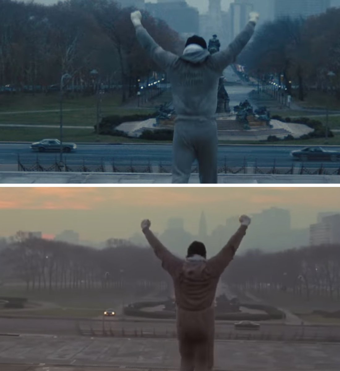 enjoy_cinema's tweet photo. 『I PLAY ROCKY』の予告。『ロッキー』の劇中シーンの再現度が滅茶苦茶高い！ そして、スタローン役のアンソニー・イッポリトを筆頭に、タリア・シャイア(エイドリアン)役も、バージェス・メレディス(ミッキー)役も、カール・ウェザース(アポロ)役も全員似てる！ こいつは楽しみだ！ https://t.co/OueOvG4D4g