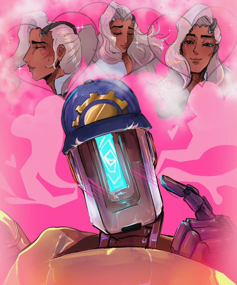 ruramme's tweet photo. what a hopeless romantic 
inspired by their new interaction....i get moved easily
#bastion #lifeweaver https://t.co/ZFCcZzW67i