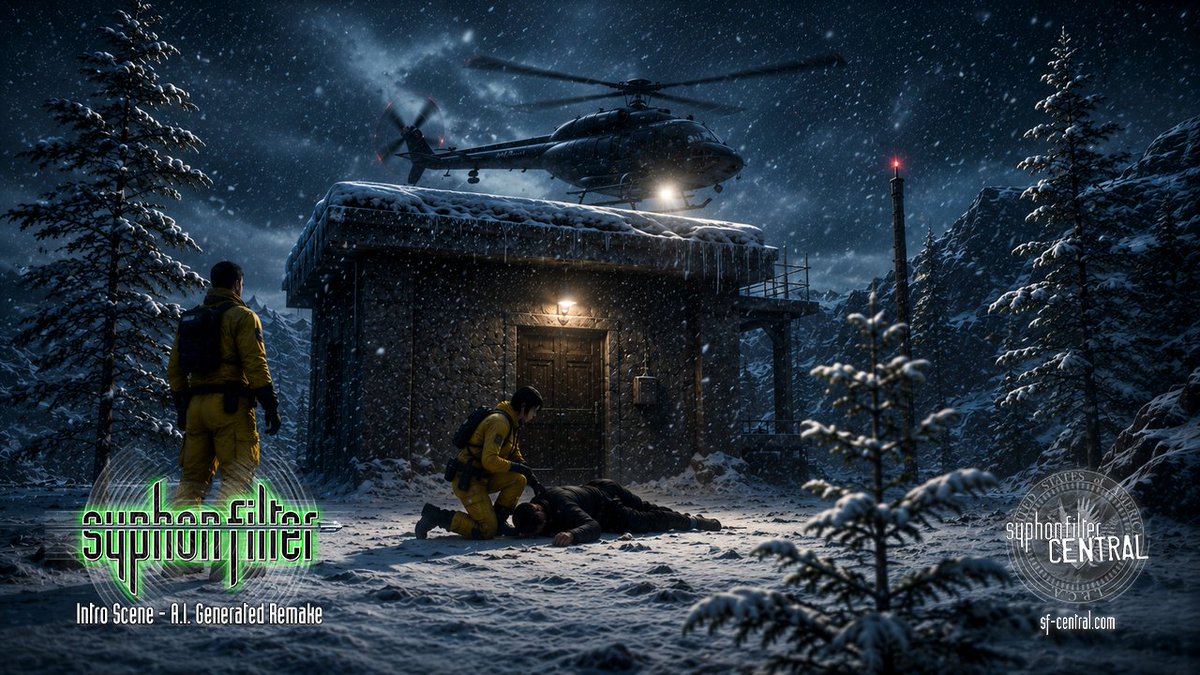 sfcentral_'s tweet photo. "Our W.H.O. contact was correct. Everyone within a hundred miles is dead..."

One of the many memorable lines from the intro scenes of Syphon Filter 1.

It got us thinking... what if this same scene was recreated with modern visuals?

@PlayStation @BendStudio @John_Garvin https://t.co/dfZjFPhiDQ