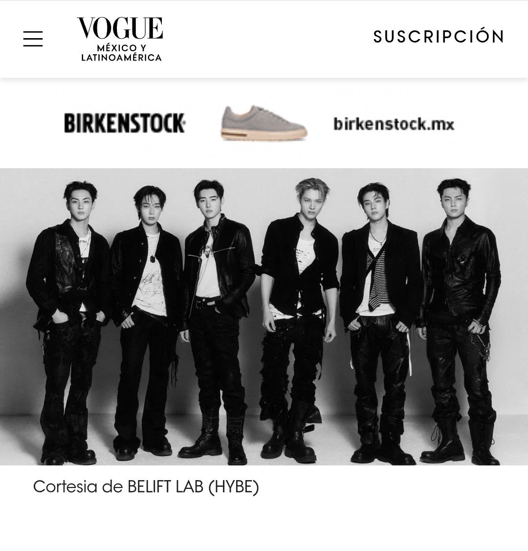 jakewon_stars's tweet photo. 🗞 — TENEMOS ENTREVISTA DE #ENHYPEN PARA VOGUE MÉXICO Y LATAM !

🖇: https://t.co/R6taL5nf9h https://t.co/c0YAKKPYDD