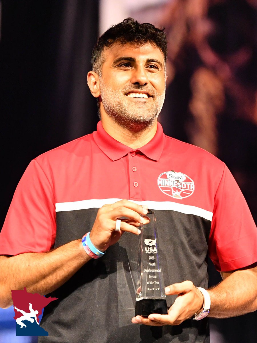MNUSAW's tweet photo. Congratulations to Haythem Khalil on being named the 2026 USA Wrestling National Youth Development Council Person of the Year! πΊπΈ This award is a testament to the countless hours he has invested behind the scenes to help move our organization forward.
#mnusawrestling #MNstorm https://t.co/TfDW4xzBhl