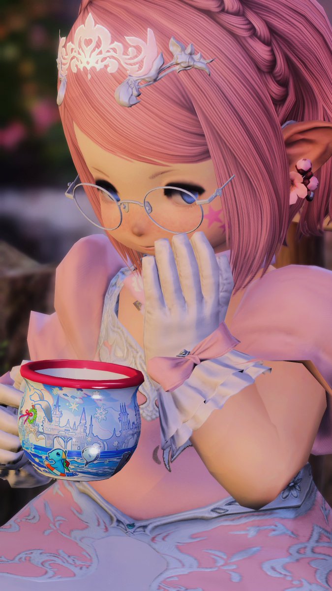MuyumuLich's tweet photo. Starting the day with a nice tea, good morning!
#gpose l #lalafell l #FFXIV https://t.co/sJSHsohU0Y