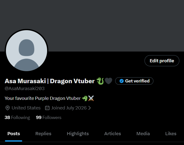 Asa Murasaki | Dragon Vtuber 🐉🖤 tweet media