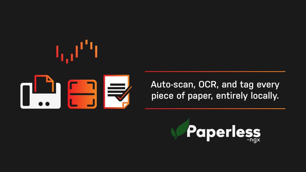 UnraidOfficial's tweet photo. Stop paying to store your own paperwork. Paperless-ngx runs on your Unraid server. No cloud fees, no subscriptions, ever.
https://t.co/9MxP1rj1oV
#Unraid #HomeLab https://t.co/R1iHxAL1vX