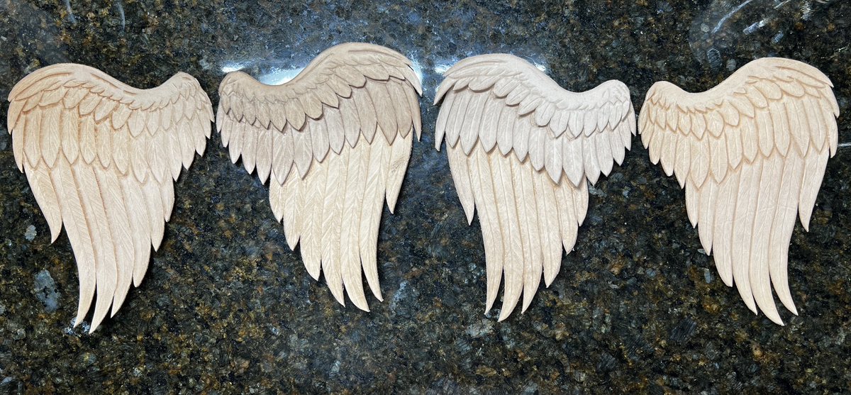 CrowsLeather's tweet photo. Here’s the wings all hand carved for my Ghost shell for the Charity auction this year @GCXEvent
#Destiny2 #Gaming #Leatherwork https://t.co/hqIAIqC7gV