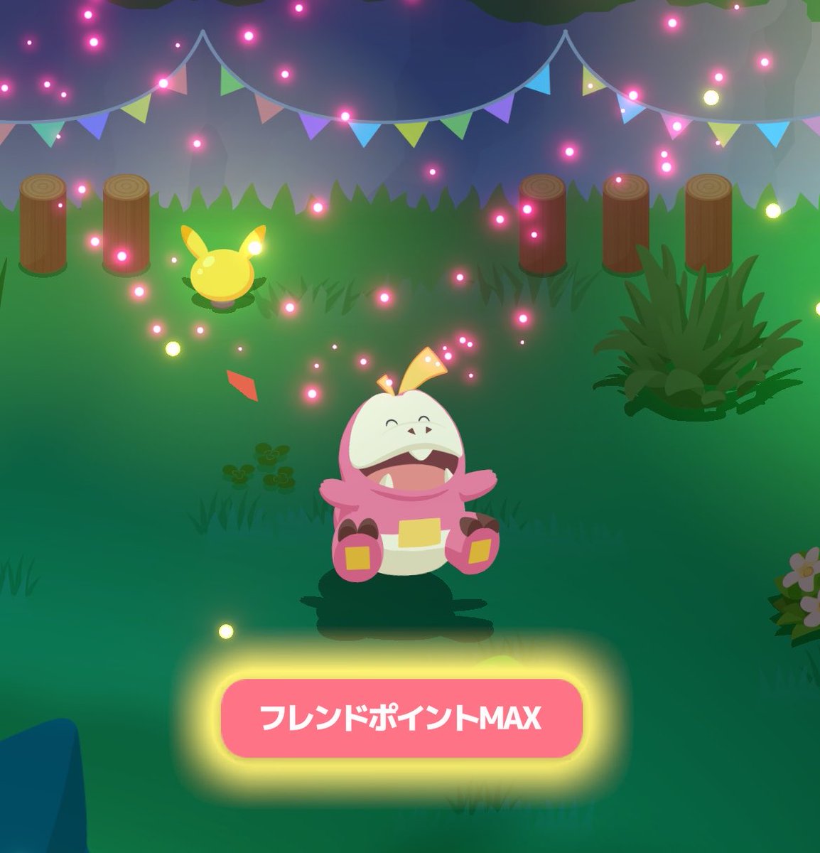 pero_17_'s tweet photo. #ポケスリ3周年をみんなで
推しのイロチがお祝いにきてくれた... https://t.co/fjpuN5iTes