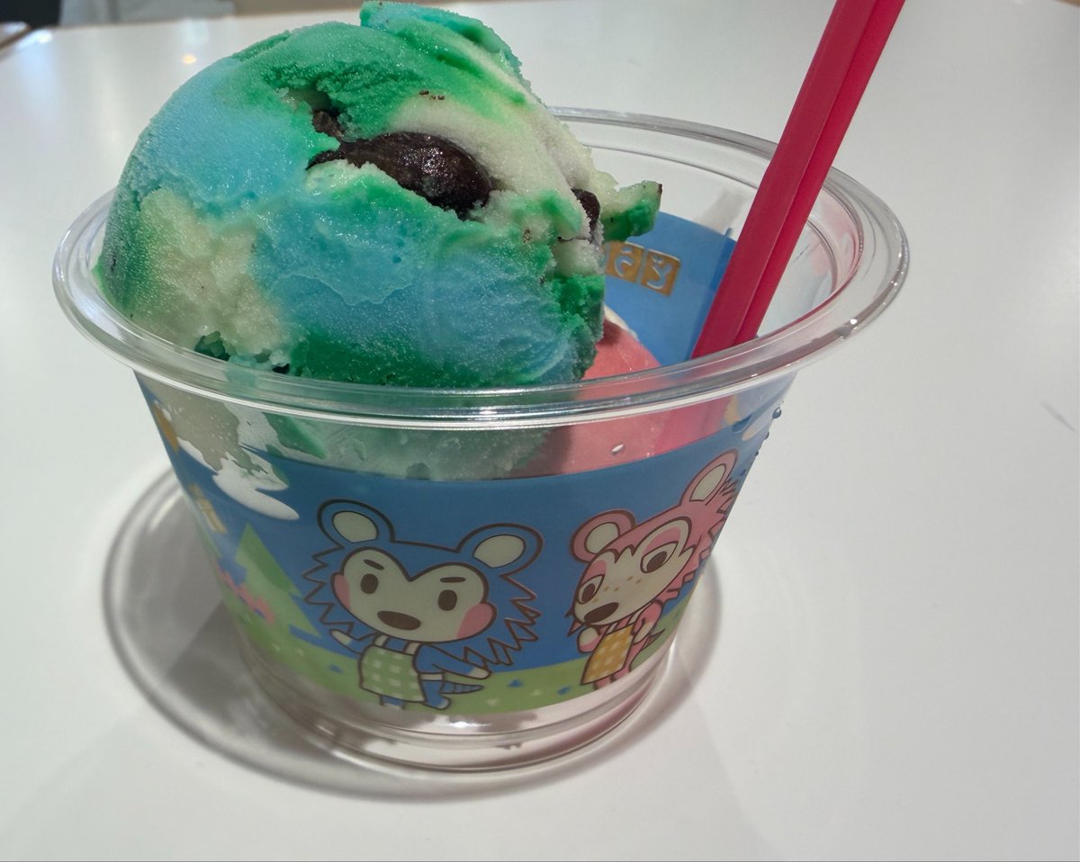 Ht8Sul's tweet photo. ぶつ森のアイス爽やかで美味しいよ！
爽やかで口当たりがいい
ラズベリーフロマージュのミルキーさと果実感も良かったな🐂 https://t.co/nbGKrhpT9s