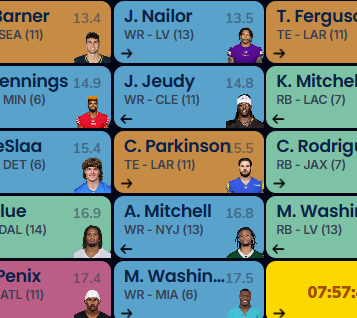 SteveOnFantasy's tweet photo. I've reached the point of my #SFB16 draft where my "they have to throw it to somebody" strategy locks in.

Give me the Raiders, Browns, Jets and Dolphins now, and let those WR rooms sort themselves out later. Someone's going to get fantasy-relevant target volume. https://t.co/znNfwKyAJb