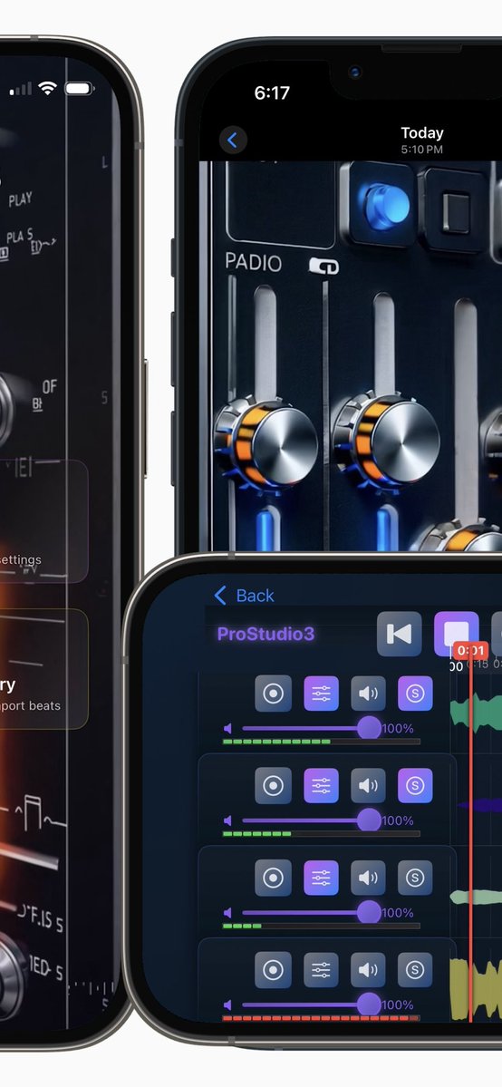 ProStudioApp's tweet photo. 🎹 Just dropped my beats in ProStudio3 — full multi-track studio on my phone with insane 3D audio visualization &amp; AI tools!
From idea to studio-quality track in minutes.
Download now https://t.co/38udB6vEo0 👇 #MobileMusic https://t.co/9G3nplI5Pf