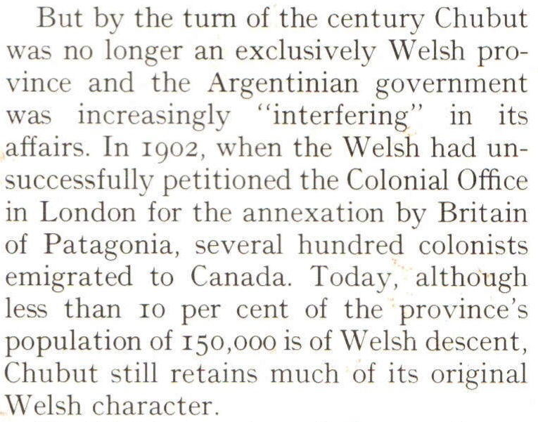 cat_Chudson's tweet photo. FYI The Welsh in Chubut petitioned for British annexation https://t.co/Tja8erNDdt