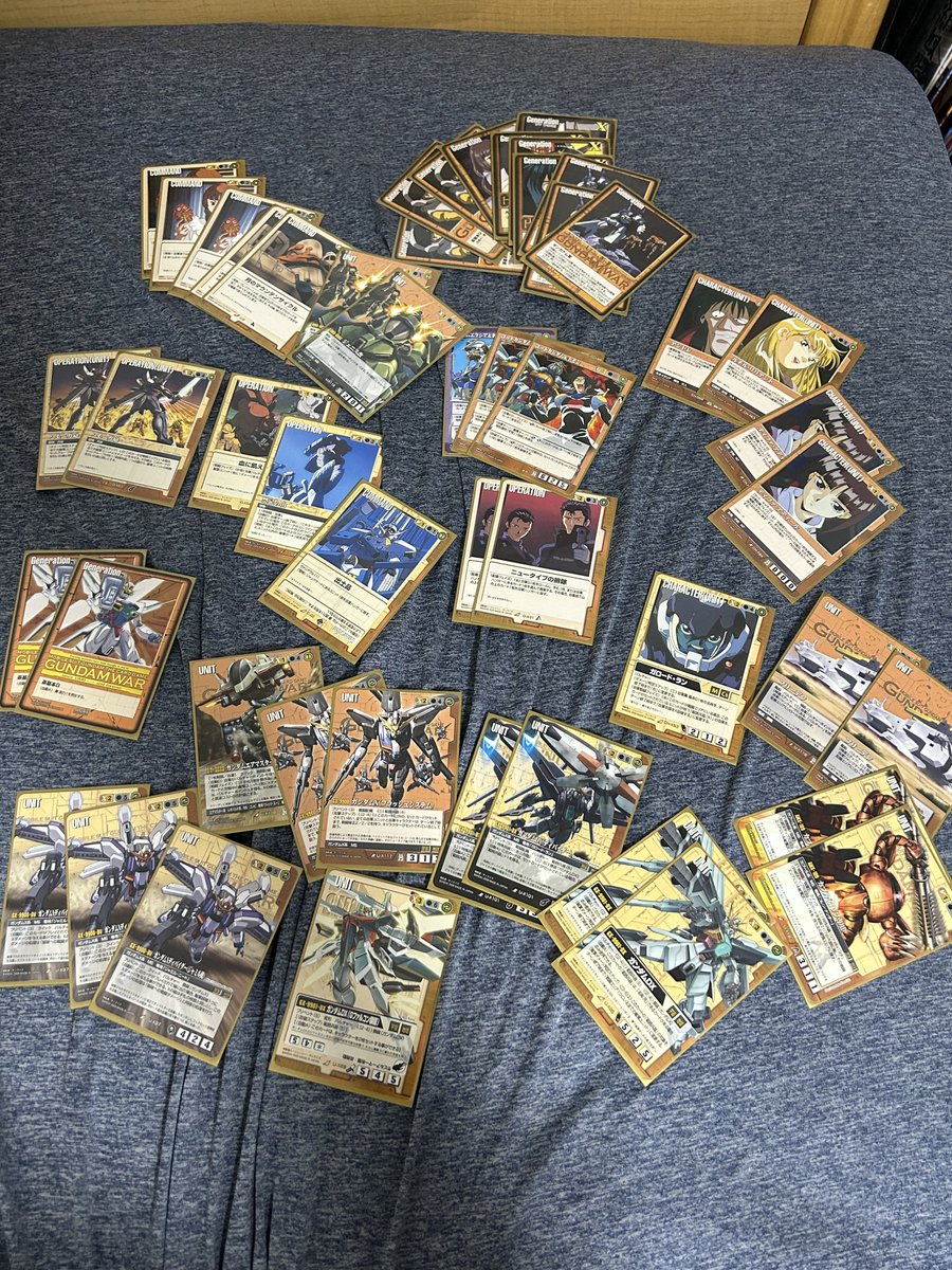 ガンダムウォーは茶単DXメインでやってました よろしくお願いします