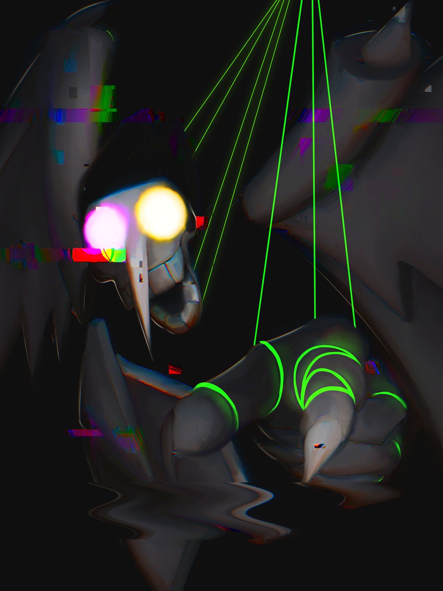 Pile2Trash's tweet photo. #deltarune spamton NEO https://t.co/GfOVU0p2W5