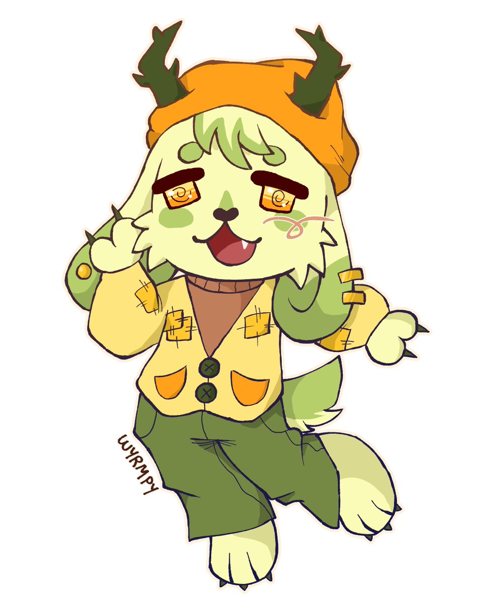 wyrmpy's tweet photo. attack on silly-moth-123! 🍃 https://t.co/I36uPLvN92