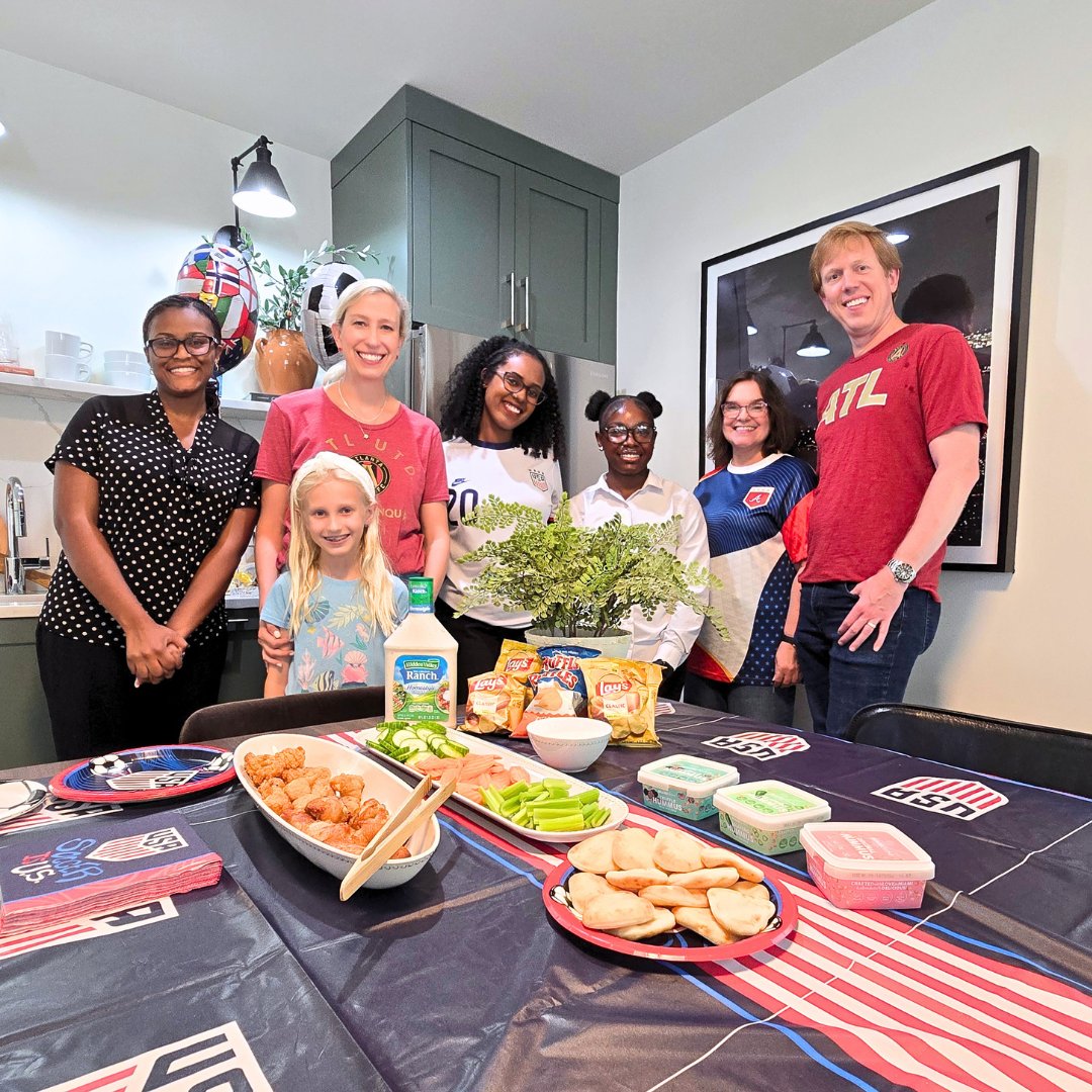 KPatrickLaw's tweet photo. Great bringing our team together for a World Cup Watch Party! Of course, like any law firm, there was always room for a "healthy" debate. This one centered on an important question of the times: What does ranch dressing actually belong on? #RanchDressing #BeautifulGame #OfficeFun #KPL