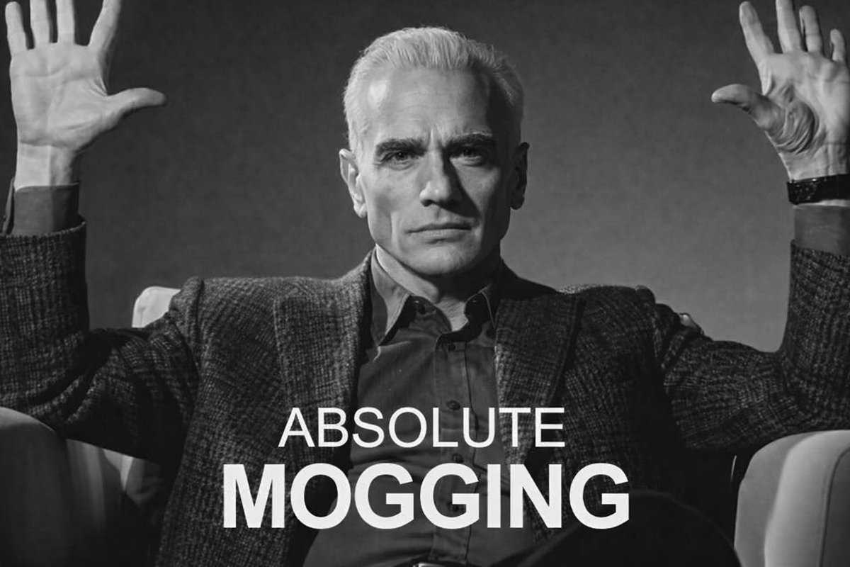 mogging tweet media