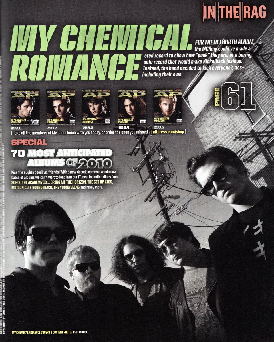mychemfiles's tweet photo. Ray Toro Alt Press Cover | Issue 258.4

“Meanwhile, Ray Toro—The Master Shredder.”

Story: Jason Pettigrew
Photos: Phil Mucci 

Jan, 2010 | 🖨️ my scans https://t.co/po0aBj6667
