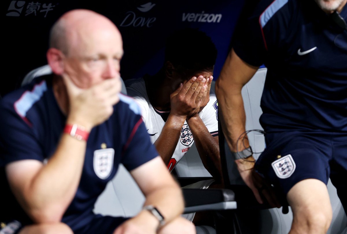 FabrizioRomano's tweet photo. 🚨 Jude Bellingham: “It’s a very sad day for us”.

“We played well, we fought a lot, but it couldn’t be”. https://t.co/tAIwqyGZFs