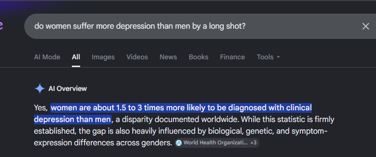 GoingFastBlydz's tweet photo. @ayushdelrey @Kritical_62 @AaryanPrateekX @ayushdelrey Women are not OK, and women try suicide much more than men but they fail. https://t.co/KhaMJuOFhe