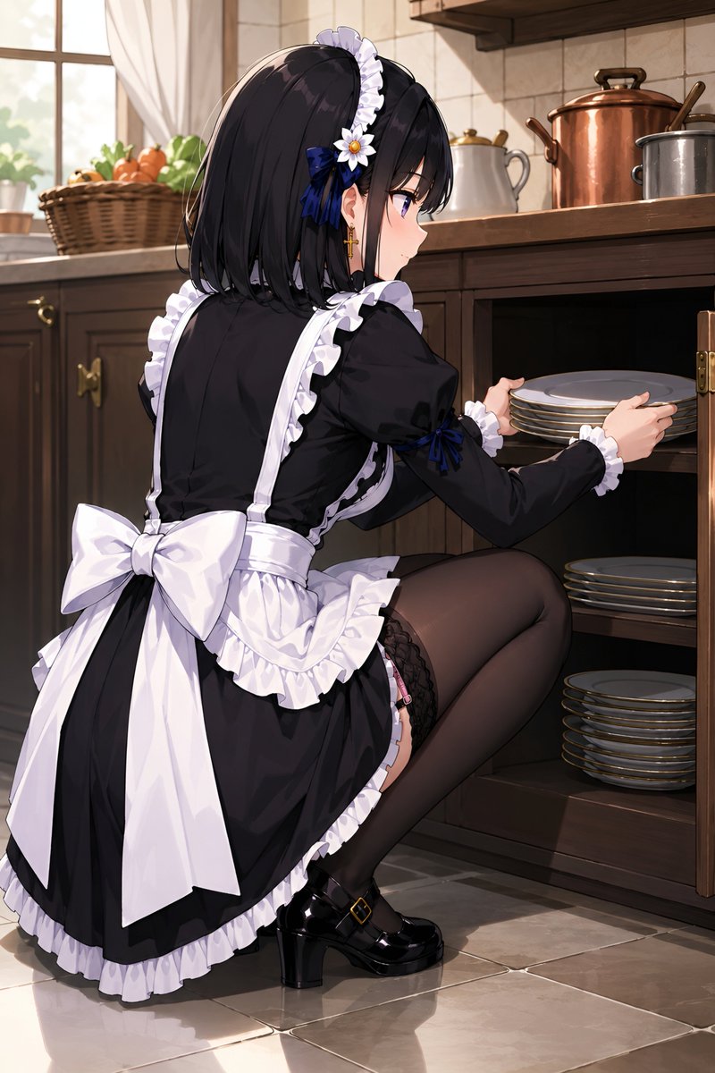 準備中のメイちゃん