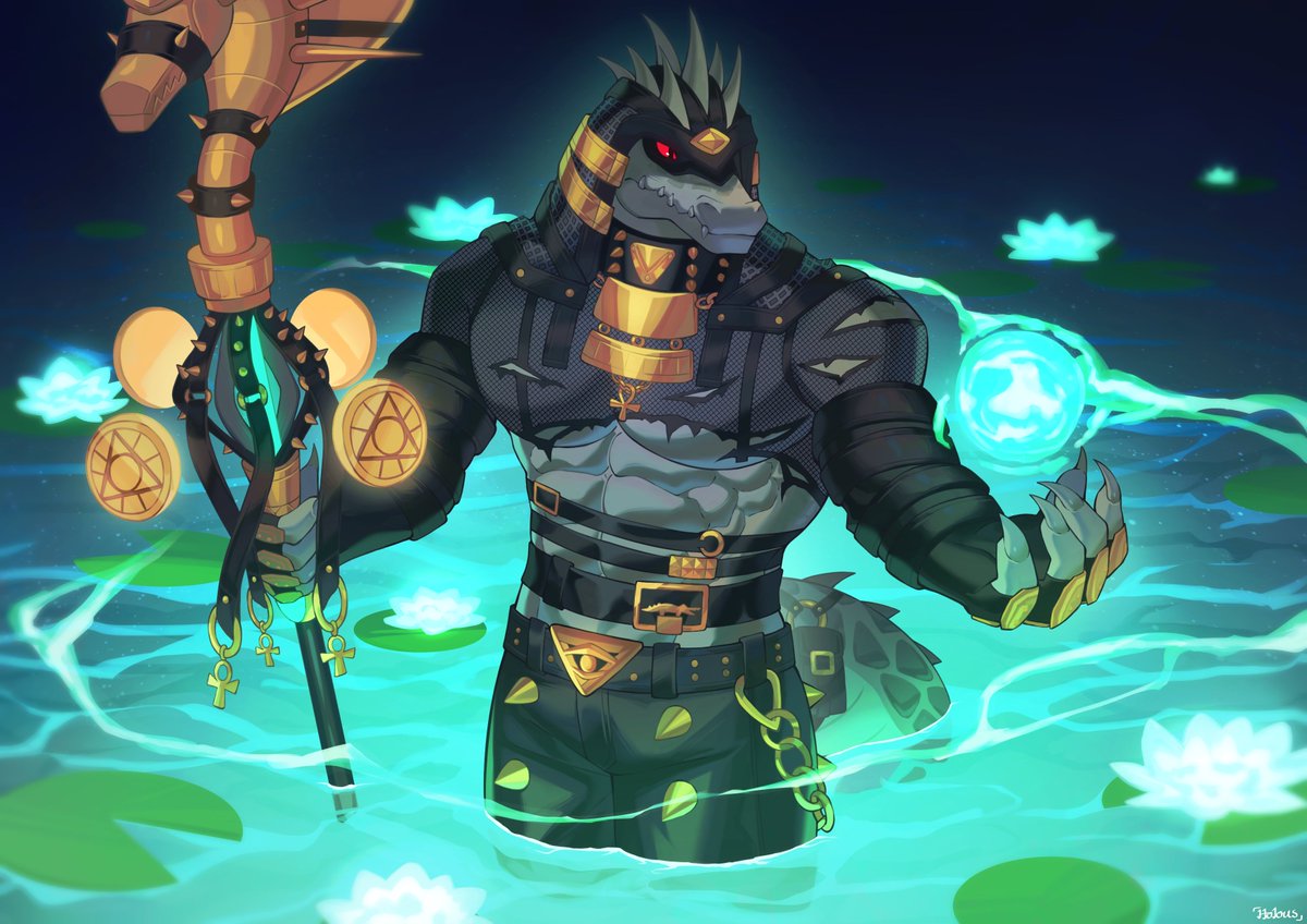 HolousArt's tweet photo. Daylon (Meta Sobek) 🐊🪷
#Dislyte https://t.co/bLB3lET4gY