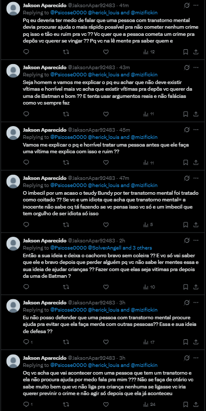 Psicose0000's tweet photo. @JaksonApar92483 @herick_louis @mizifickin 8 textões pra defender pedo,vc é estranho. https://t.co/vHpYvuFQwi