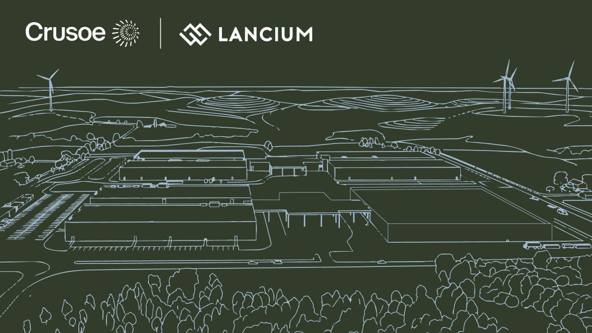 CrusoeAI's tweet photo. 🎙️ “Childress is a natural next step in our partnership with Crusoe.” — @Lancium’s @McNamaraMT on the 1.0 GW campus we’re planning in Childress, TX. 

🔗 https://t.co/dMK1Gp691T https://t.co/0Gyo1q8w9r