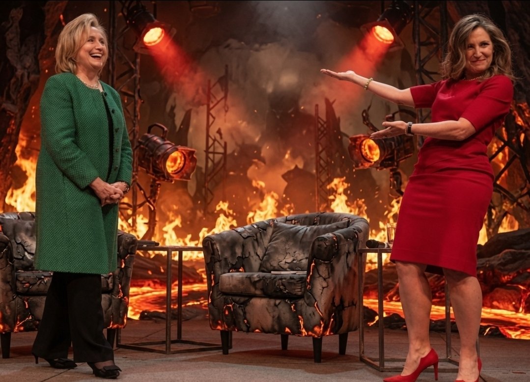 DARKLORDMADRUTH's tweet photo. Canada day-to-day operations are being handled by #pizzagate /
#podestafiles / #bleechbit Canada is compromised by CCP WEF and Satan herself. @HillaryClinton https://t.co/FniacelsZR