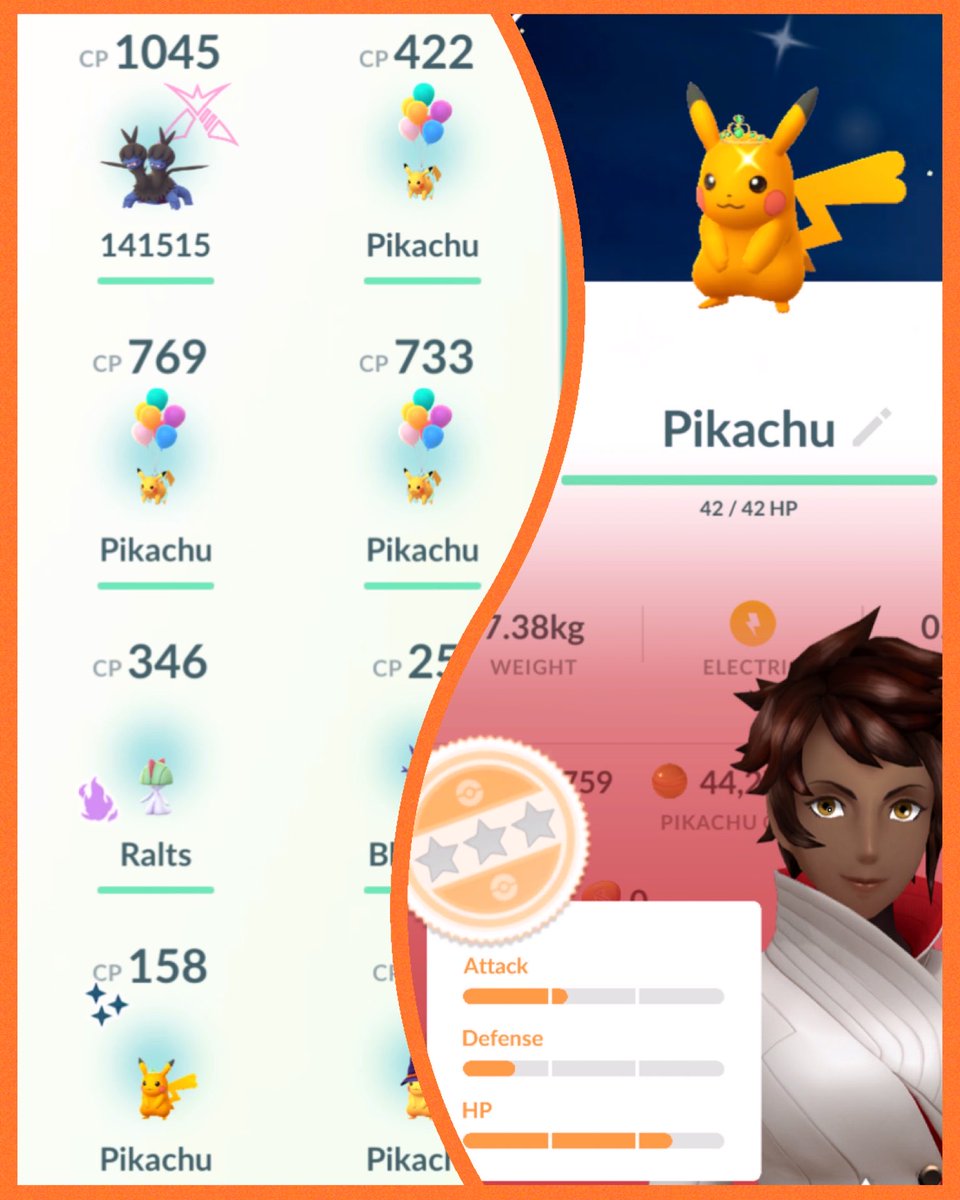 KamikeoPoGo's tweet photo. ✨#ShinyPIKACHU✨
#AnniversaryPikachuCelebration
✨🍀SHINY!🍀✨
... 👊🏾🐻 GRIND!
#PokemonGoPlusPlus #ShinyPokemon #PIKACHU #CostumePikachu #ShinyGameIsStrong #OnlyMatterOfTime #ShinyHunter #PokemonGo https://t.co/5BDACMikr3