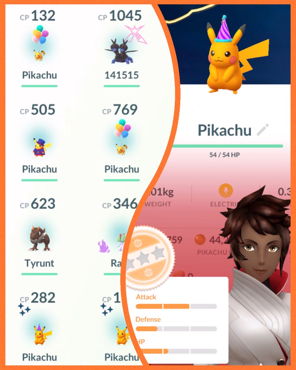 KamikeoPoGo's tweet photo. ✨#ShinyPIKACHU✨
#AnniversaryPikachuCelebration
✨🍀SHINY!🍀✨
... 👊🏾🐻 GRIND!
#PokemonGoPlusPlus #ShinyPokemon #PIKACHU #CostumePikachu #ShinyGameIsStrong #OnlyMatterOfTime #ShinyHunter #PokemonGo https://t.co/5BDACMikr3