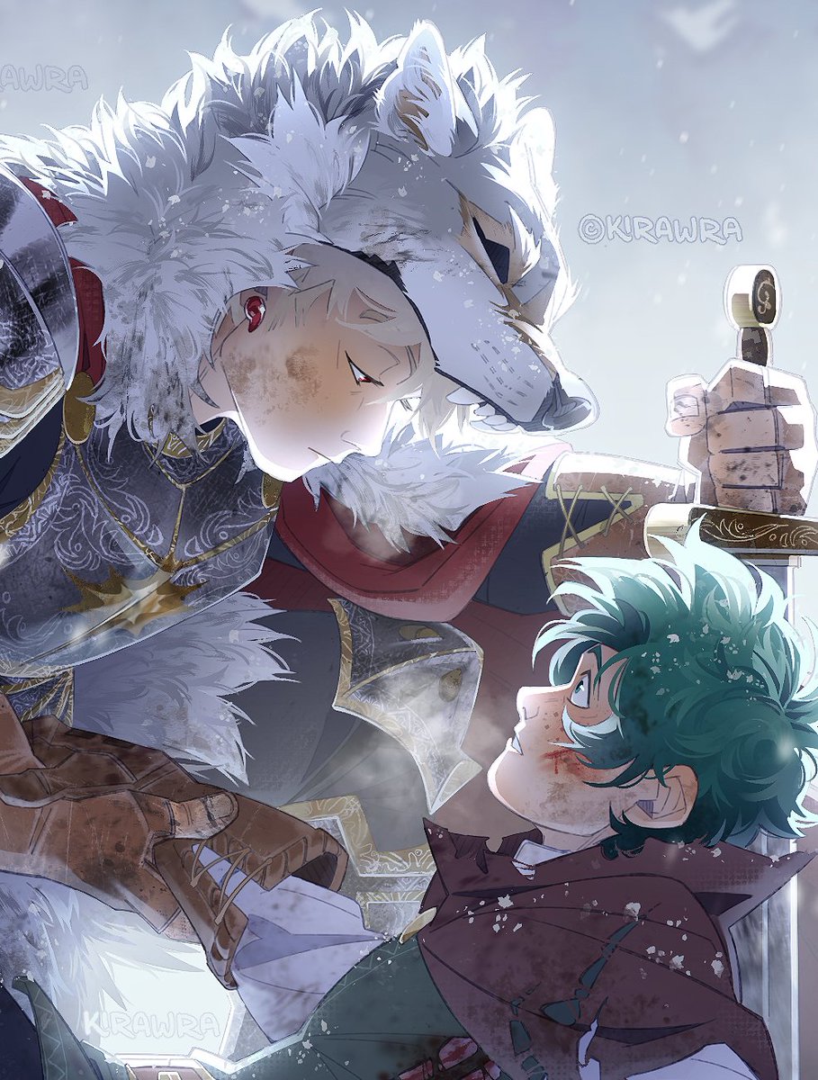 KiRAWRart's tweet photo. Deku, your knight in [bloodied] armor has arrived! 😳💗

I was hesitant because armor is difficult to draw, but This DTIYS for @Starrylolwhy ended up being really fun 🤩

#bkdk #bakudeku #rynbkdkdtiys #Deku #bakugo https://t.co/yc0ekRtzeI