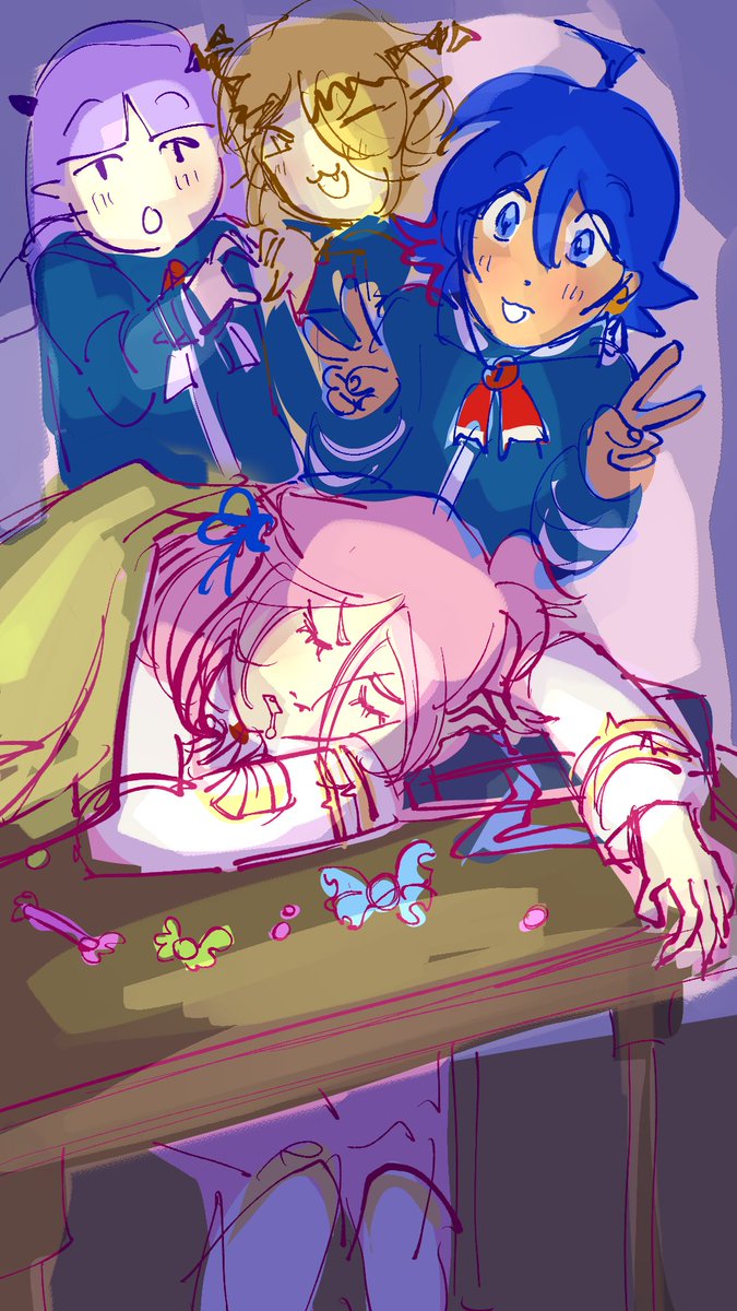 valacclara_chan's tweet photo. I TOTES FORGOT I HAD THIS FUNNY PIC OF AZZ AZZ FALLING ASLEEP IN CLASS!!!!!!!!!! i told iruma-chi to take a pic and the rest pf the alliance wantwd to jointoo!!!!!!!!!! https://t.co/BObXEBVsBn