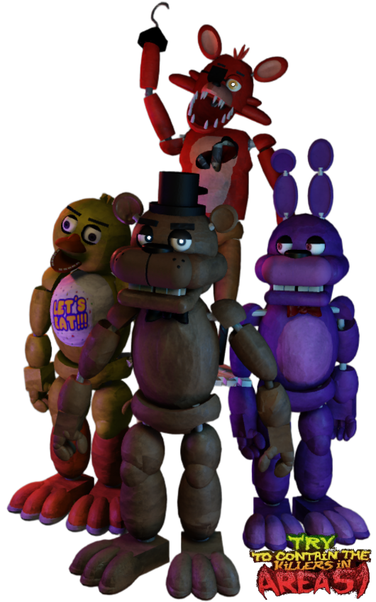 teplme's tweet photo. Conceptual promotional renders I made for a suggestion in the @TTCTKIA51 server! Which includes the Fazbear Band.. :> https://t.co/XAtkzaq2t4