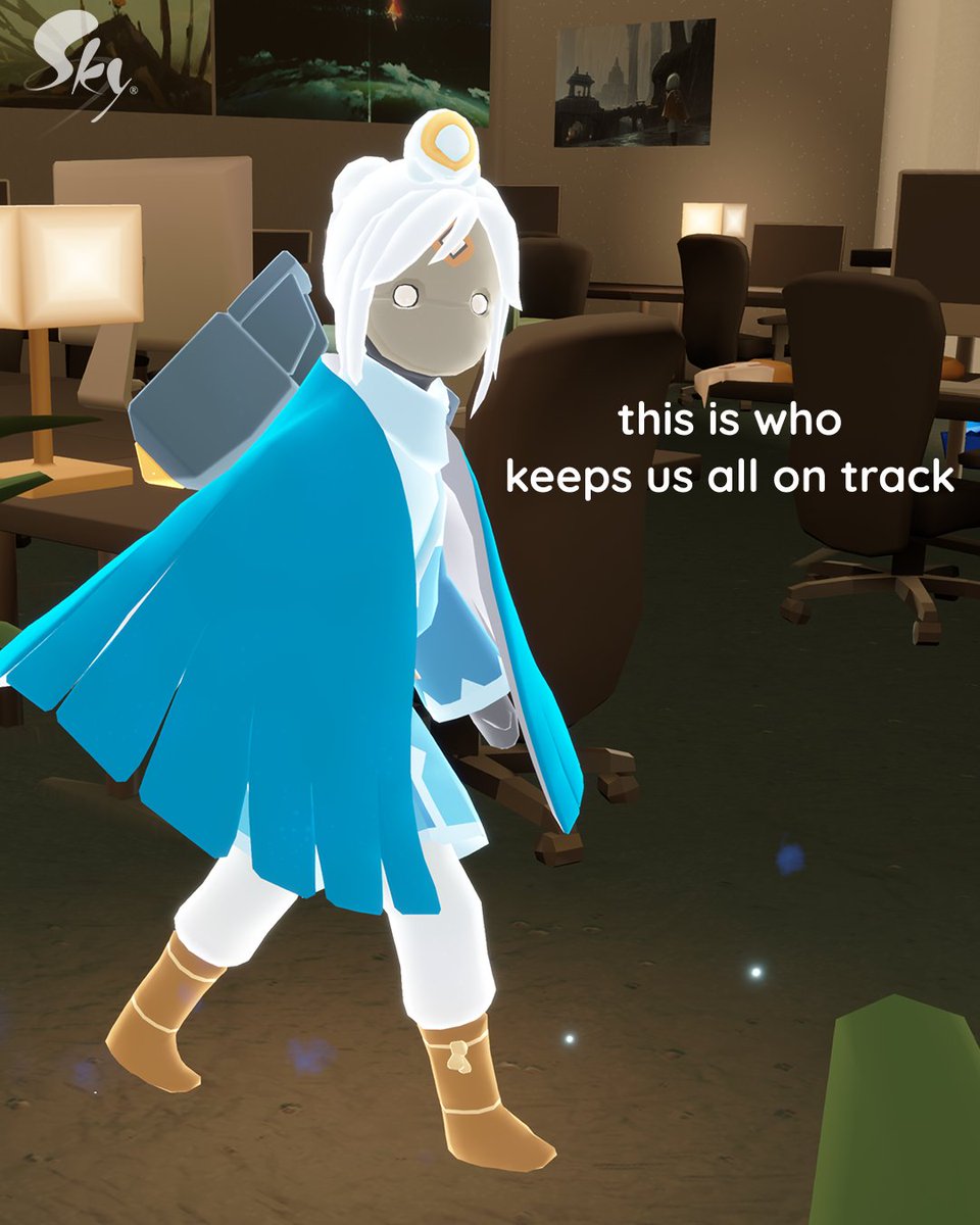 thatskygame's tweet photo. Get to know some of the TGC Staff Sky Kids! 🤭

Can you find these friends in the Office? https://t.co/2HVXZ50SVt