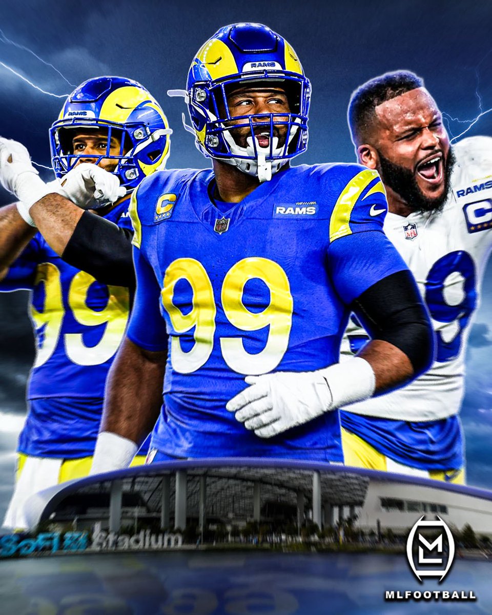 MLFootball's tweet photo. 🚨🚨BREAKING 🚨🚨

#NFL icon Aaron Donald returning to the #Rams and coming out of retirement is now a very real possibility.

There is a 61% chance that Donald returns to LA according to Polymarket.

Donald paired with Myles Garrett would be the GREATEST DUO of all-time.

🤯🤯🤯 https://t.co/nl4TyNXytO