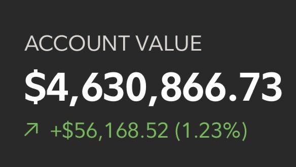 JeremyLefebvree's tweet photo. New all time high for public account! Congrats all hitting new all time highs today 🫶🏼 $PYPL buyout has us rolling https://t.co/AASdivvynl