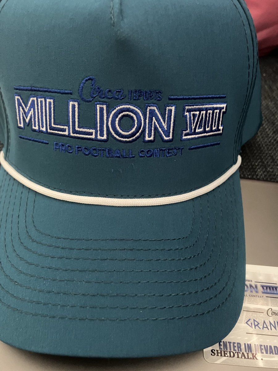 MoneyLineBet's tweet photo. In 7 weeks one of the GREATEST football contests starts so we had to throw our hat into the ring! Thanks to @DaveTuleyProxy for being the best proxy in town. #CircaMillionsVIII @CircaSports @CircaLasVegas @ShedTalk2 https://t.co/sJgRP72zqQ