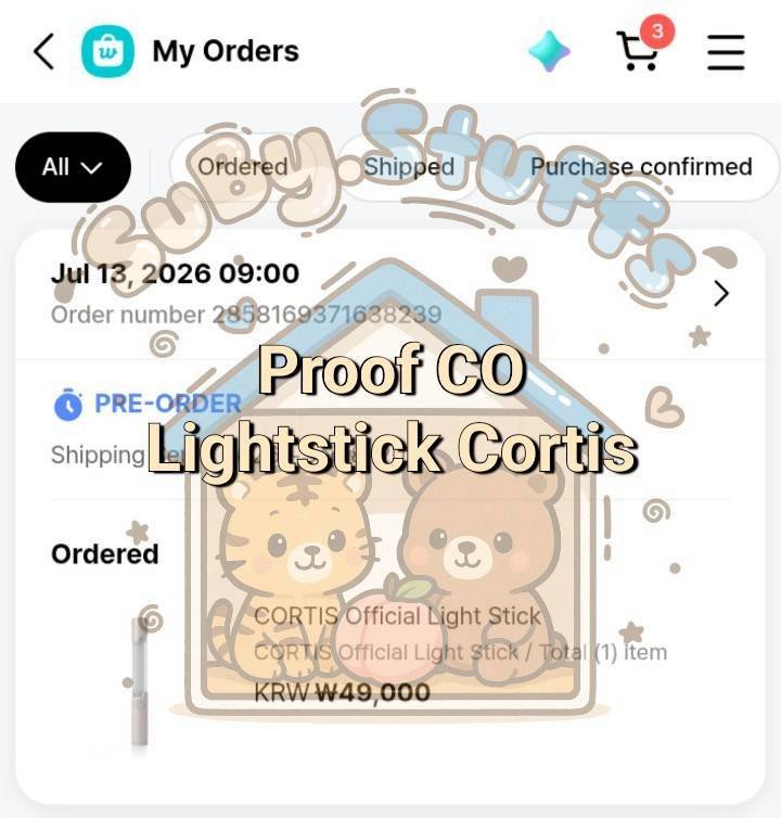 suby_stuffs's tweet photo. Proof co
• Lightstick cortis https://t.co/UbZTnS8ucj