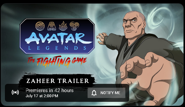 avataryaya_'s tweet photo. Zaheer Gameplay Trailer Drops FRIDAY at 2PMCST

WE GONNA BE READY! https://t.co/mAsWPGweha