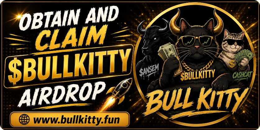 BullKittySolana's tweet photo. How to obtain $BULLKITTY Airdrop 🚀

1️⃣ Follow, Like &amp; RT PINNED POST ♻️
2️⃣ Drop your $SOL wallet address
3️⃣ You're done! ✅
🎁 First 500 wallets only ⬇️⬇️

💰 Want more $BULLKITTY ? Buy now: https://t.co/6zT1hIPQ1C https://t.co/KkBa1lEXQI