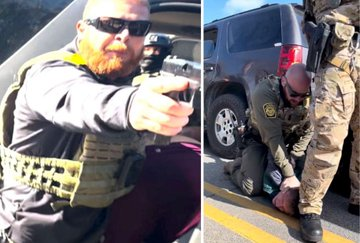 Anneancb's tweet photo. Timothy Donahue the ICE Nazi Agent who killed an innocent young father in Maine, is already known as racist bigot who beating and Pointed a gun on an handcuffed Man in Evanston/Chicago January 2026. https://t.co/LabCOPopX5