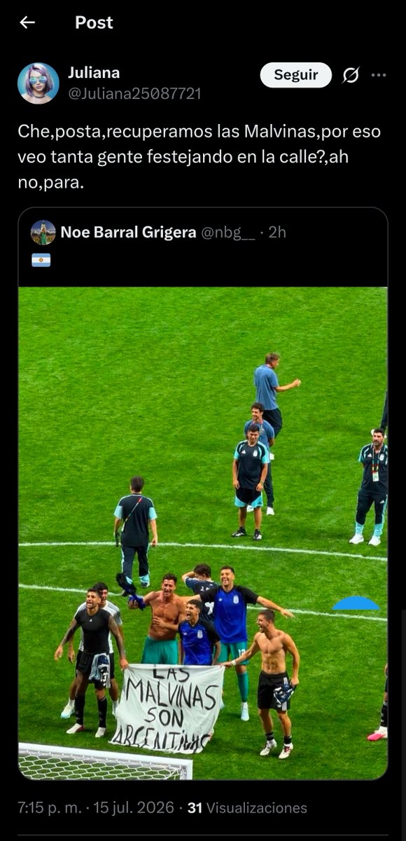 karvlopz's tweet photo. @Juliana25087721 @AtaqueFutbolero pasa que ellos son guapos y vos sos una pelotuda triste de mierda https://t.co/1BtRjjHbX4