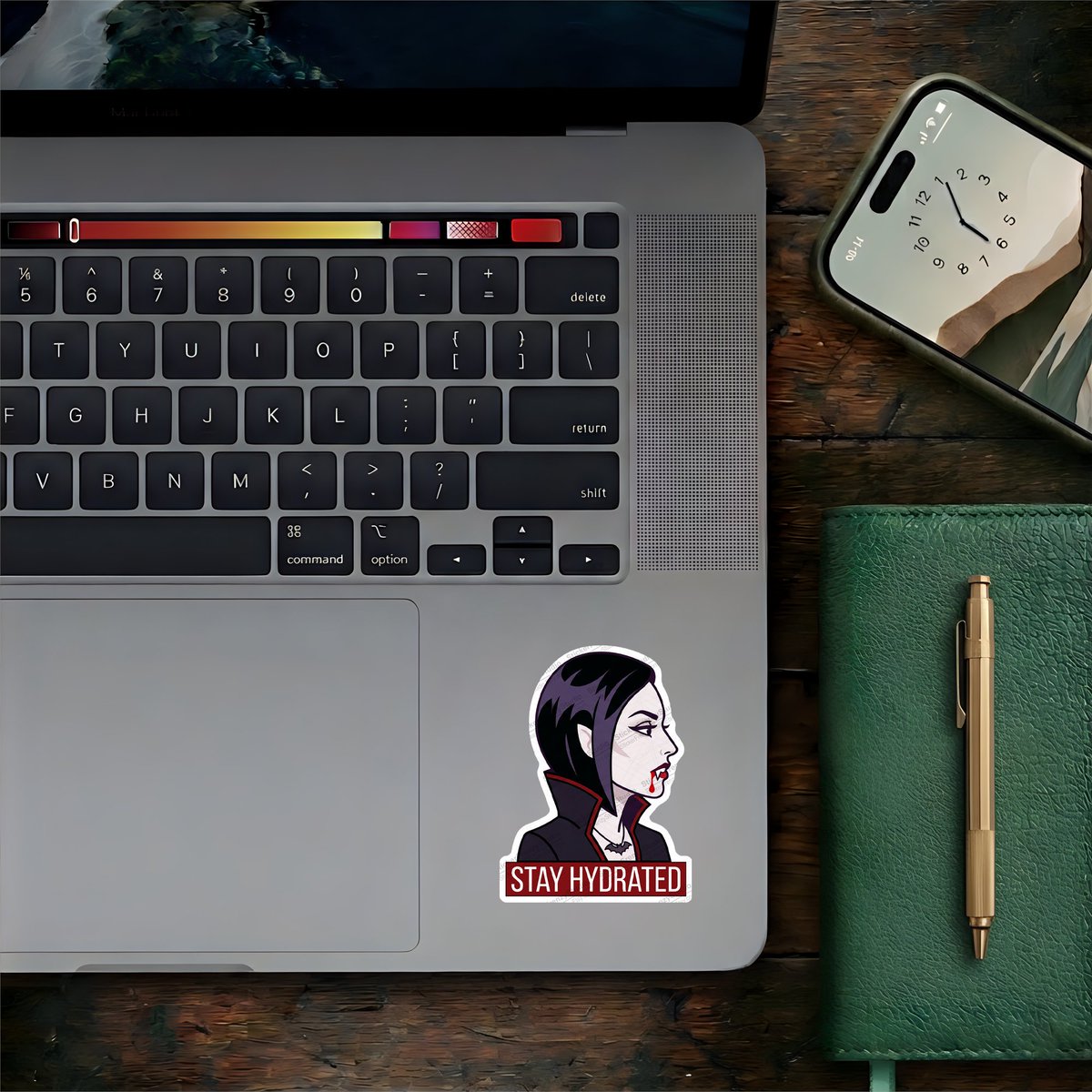 StickerFrenzyy's tweet photo. Don't forget to get your daily fluids in! Add some spooky humor to your favorite water bottle or laptop with this goth vampire decal.
Grab yours: https://t.co/0bTj2Ynsjo
#VampireSticker #GothAesthetic #WaterBottleDecal #StickerShop https://t.co/LT8yQWzJZy