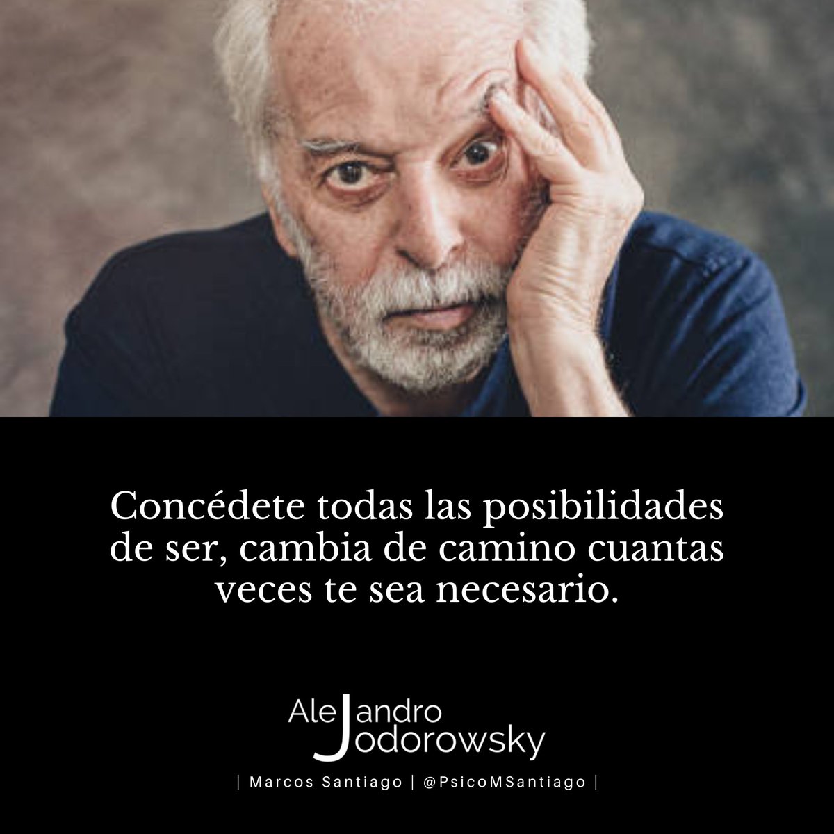 PsicoMSantiago's tweet photo. #AlejandroJodorowsky #Jodorowsky
@alejodorowsky https://t.co/BSwZ3QuNjy
