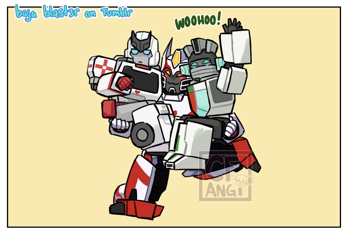cfangi_art's tweet photo. Off the clock! 

#Transformers #maccadam #drift #ratchet #wheeljack https://t.co/UpQa44OR9q